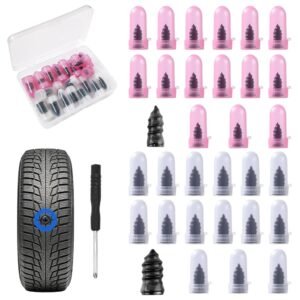 ® 30PCS Tubeless Tire Repair Plugs Dual Size Quick Fix
