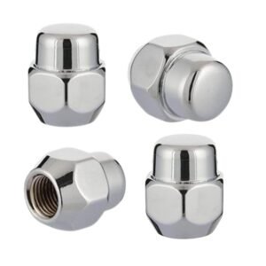 Anti-Rust Stainless-Steel Chrome Plating Wheel Nut for Hyundai I 10, I 20, Xcent, Eon, Seltos Set of 4