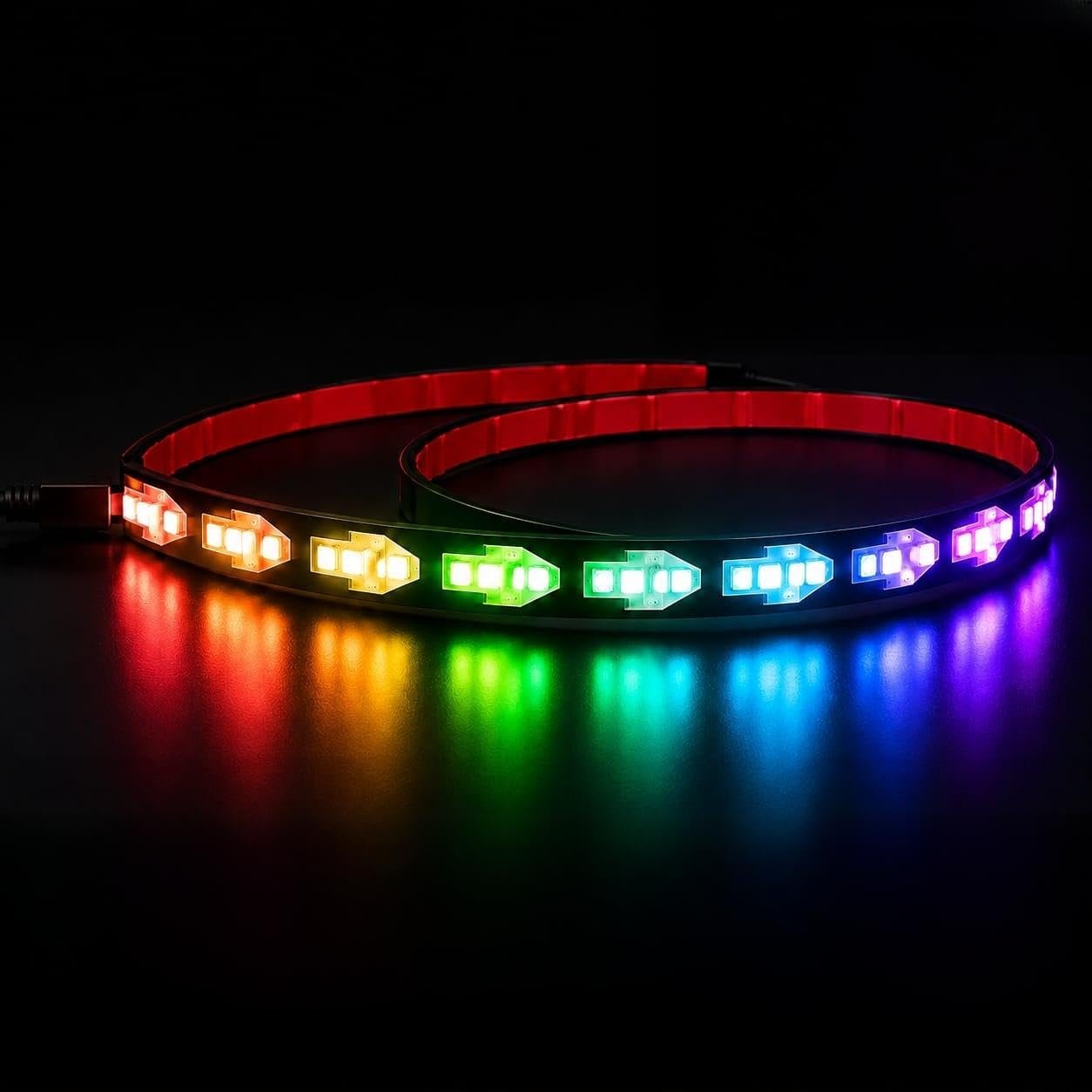 Multicolour LED Tail Light Strip for Car, Pickup and Truck