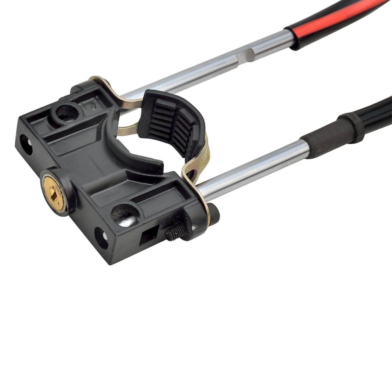 Alloy Steel Bike Front Shocker Wheel Lock for Hero Splendor Plus.,Black - Image 3