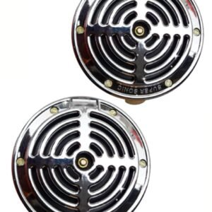 PATEL AUTO ELECTRICAL PART AND AUTO DECOR Horn, Universal For Bike, Car, Bus, Trucks, 12V DC, Copper, 115 Decibels, Silver