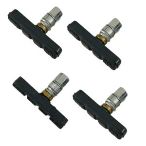 Cycle Brake Clutch Wire Pad Combo for V Brakes Power Brakes Bicycle Senior MTB Bikes (Brake Shoes)