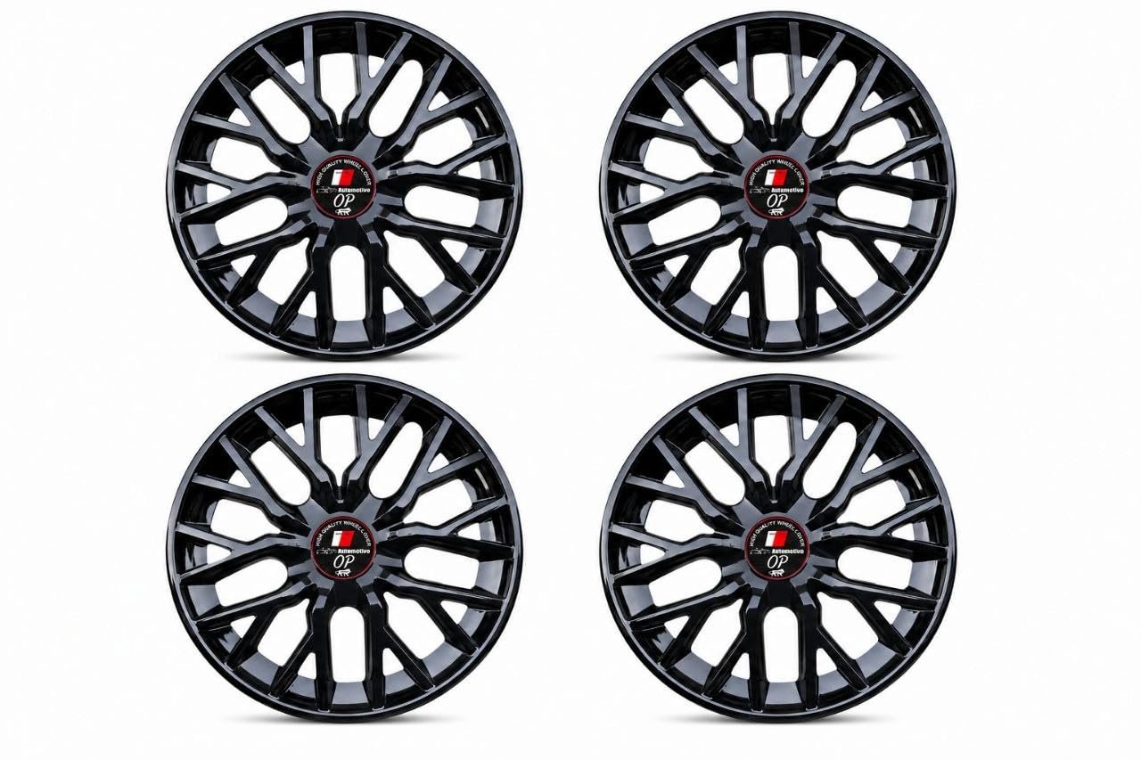 OP Automotive Phantom 14 Inch Wheel Cover Glossy Black - Image 5