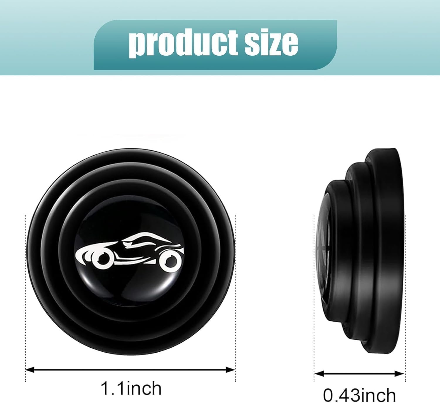 Amydhan 20 Pcs Car Door Shock Absorber Pads, Universal Silicone Rubber Door Bumpers, Self-Adhesive Anti-Collision Noise-Reducing Stickers, Car Door Protector for Cars, SUVs & Hatchbacks - Image 8