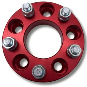 Kangaroo Wheel Spacer for Thar Roxx, 25mm, Aluminium Alloy, Red (4