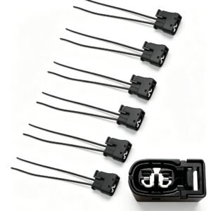 Ignition Coil Connector Pigtail Plug Compatible with Mazda Lexus Toyota Supra 1JZ 2JZ 6 Pcs