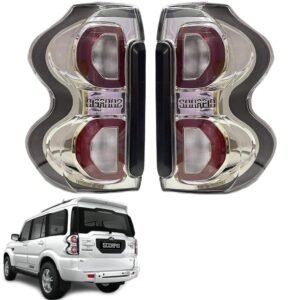 Tail Light/Back Light Set for Mahindra Scorpio S10 (2014–2017) – White, Right & Left Side Pair