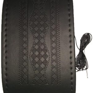 AUTO SHUBH MANGALAM Car Steering Wheel Cover - Microfiber Leather, Breathable, Anti Slip Steering Wheel Cover Compatible with Maruti Swift Dzire