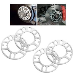 4PCS 5mm Hub Centric Wheel Spacers,Hubcentric Wheel Spacers Suitable for PCD 98-120mm 4/5 Hole Stud Wheels,Universal Wheels Spacers for Increasing Clearance (4 or 5 Lugs Universal - 5mm)