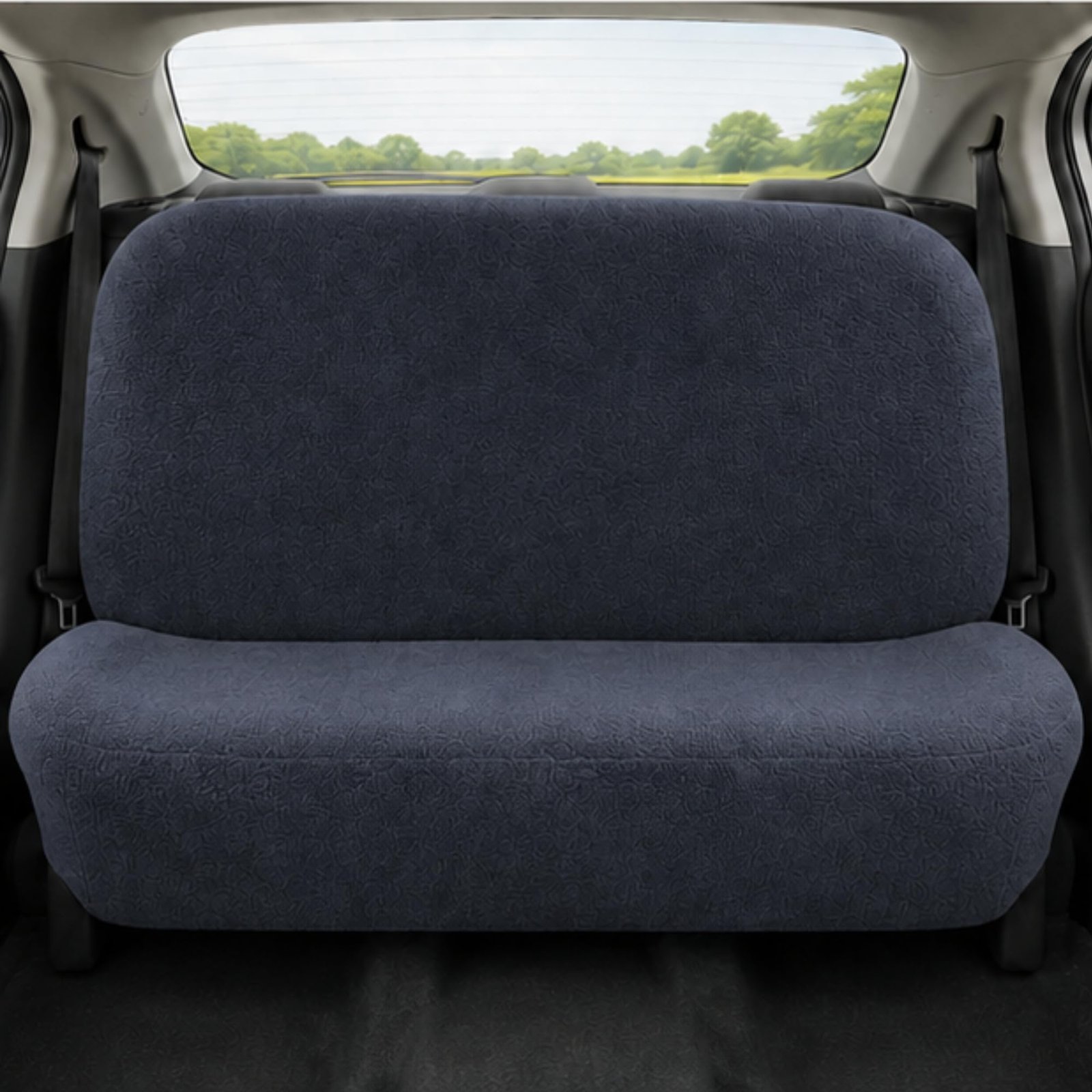 Royal Bharmal Gray i10 Universal Car Towel Seat Cover Set for Front & Rear Seats | 100% Cotton Terry Fabric | Sweat Absorbent Washable Soft Seat Protector | Universal Fit for Most 5 Seater Cars - Image 2