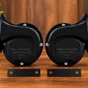 GS Traders Dual Tone Relay Horn for Vehicles, Powerful Electric Car Horn for Bike, SUV & Auto, High Sound Performance, Durable Premium Build