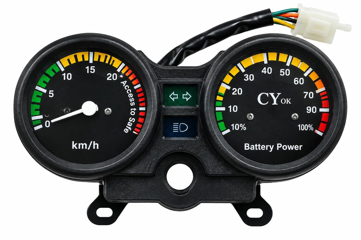 E-Rickshaw Digital Meter with Battery Power Indicator 48V-72V
