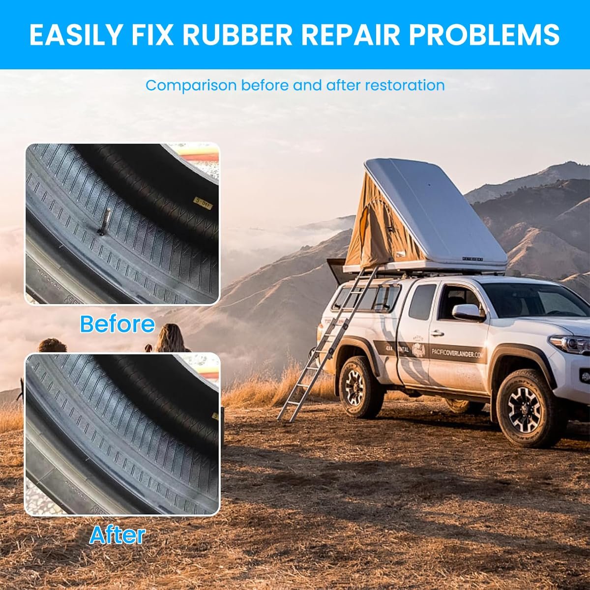 30 Pcs Tubeless Tyre Puncture Repair Kit 3 Sizes - Image 4