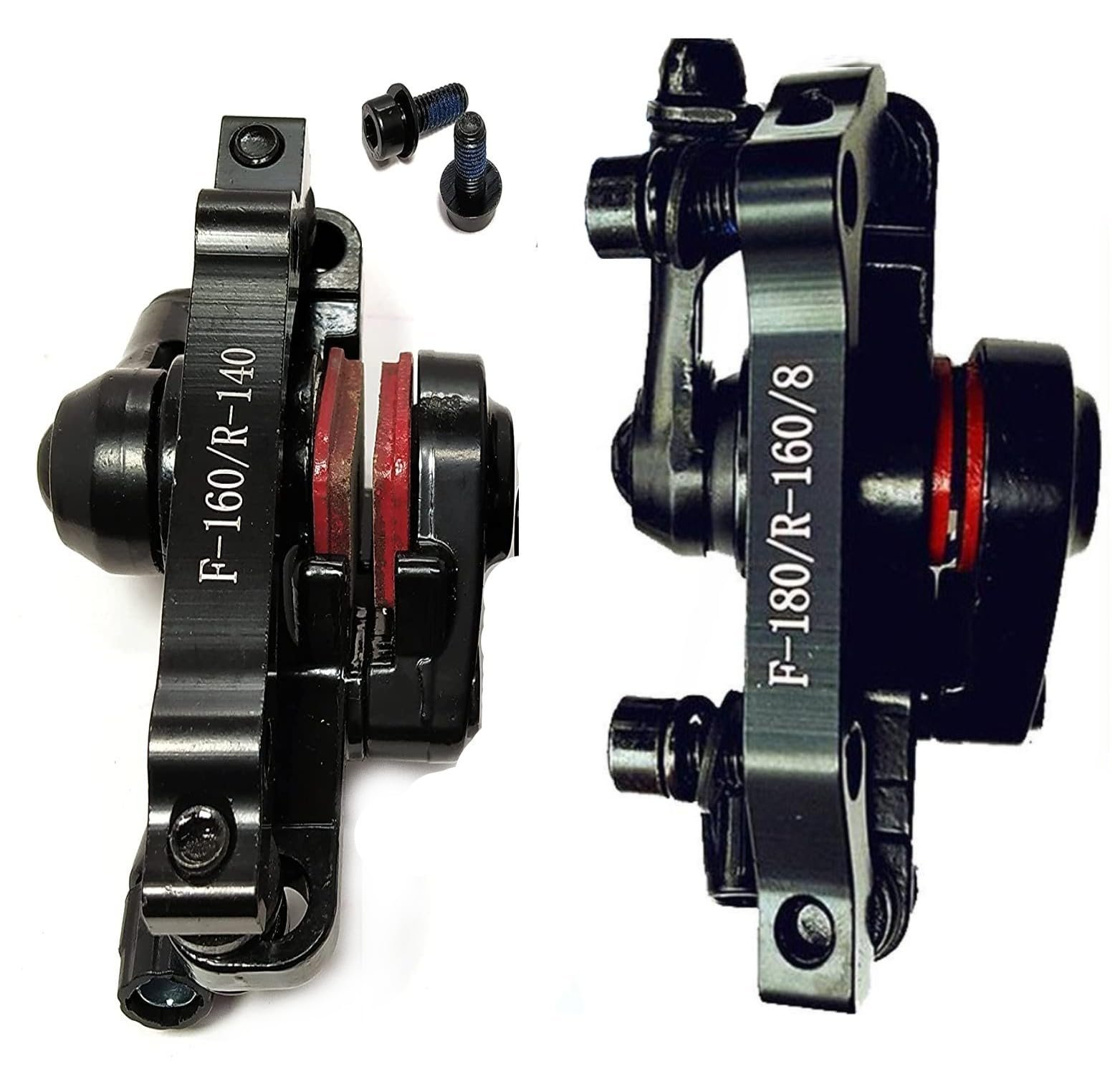 Bicycle Disc Brake Caliper Set, Front and Rear Combo Pack, Black, 2 Piece - Image 4