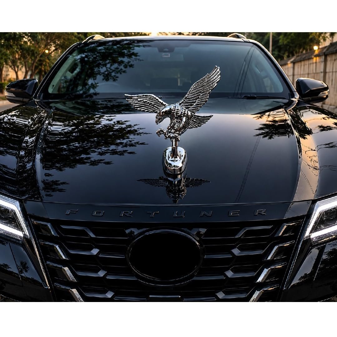 Universal Chrome Eagle Hood Ornament for Victoris| Luxury Metal Bonnet Decoration | Stylish Front Hood Emblem Accessory - Image 3