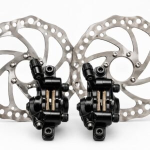 Mechanical Disc Brake Caliper Set with Stainless Steel Rotors