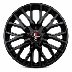 OP Automotive Phantom 14 Inch Wheel Cover Glossy Black