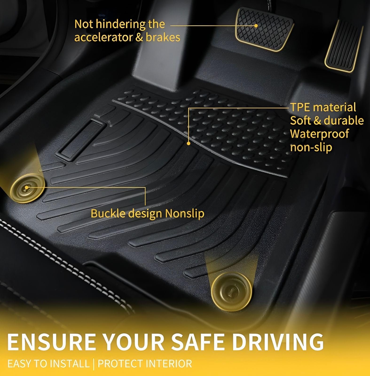 3D Life Long Car Floor Mats for Maruti Suzuki Wagon R - Image 3