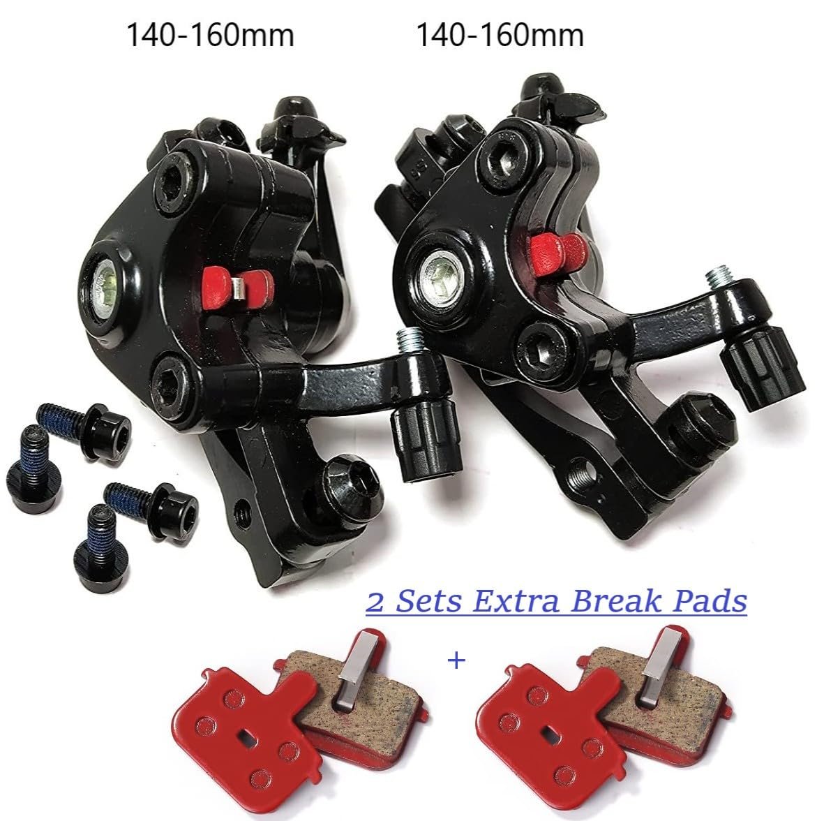 Bicycle Disc Brake Caliper Machine 2pcs Set And 2pcs Disc Pad Extra Combo Pack - Image 4