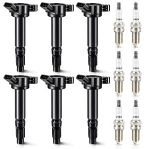 Ignition Coil Pack and Platinum Spark Plug Set of 6