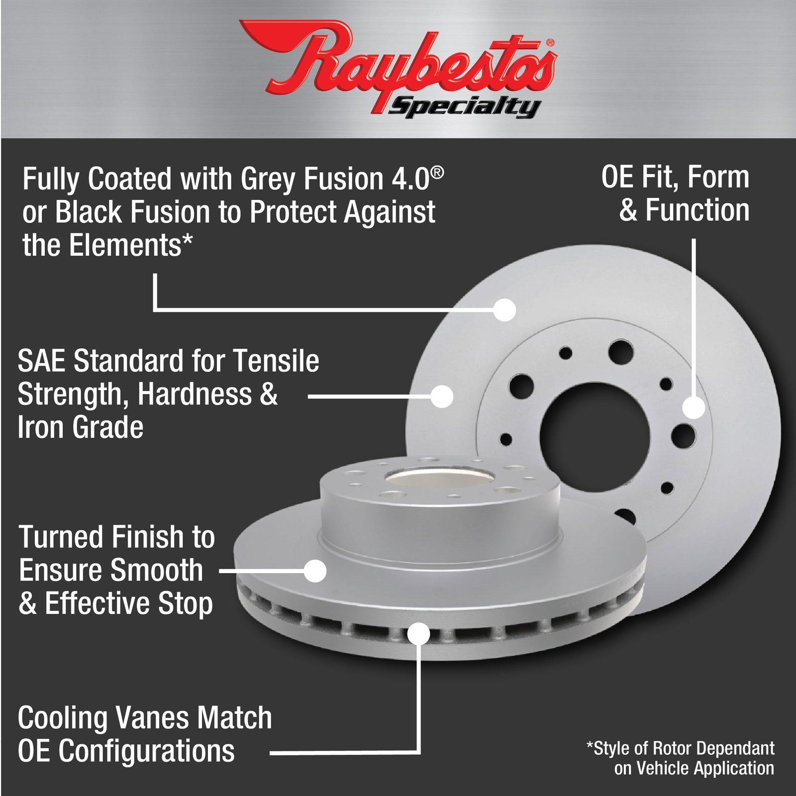 780518 Advanced Technology Disc Brake Rotor - Image 3